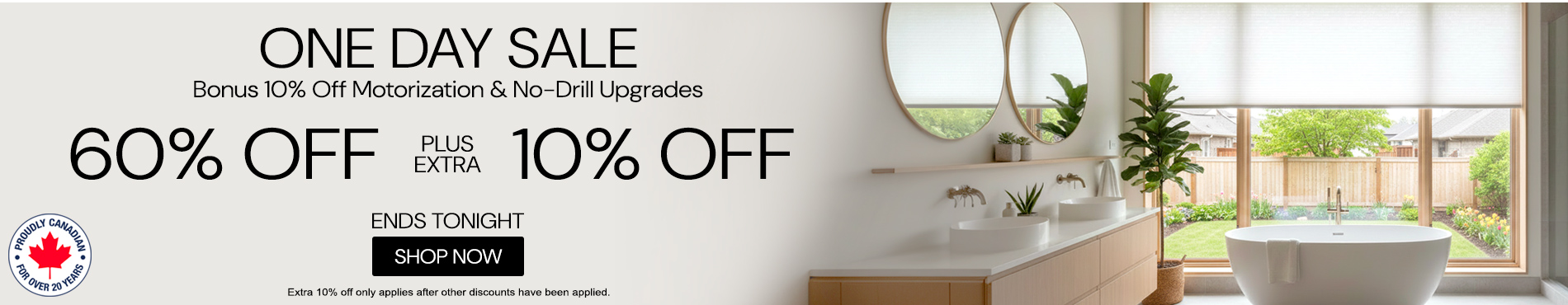 60% off everything + extra 10% off everything