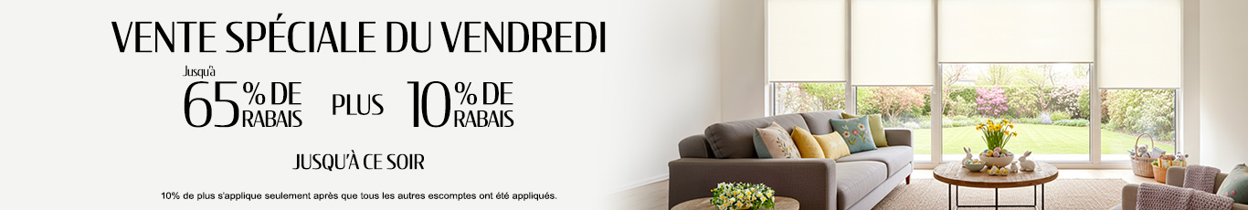 50% + 28% de rabais supplémentaire sur tout