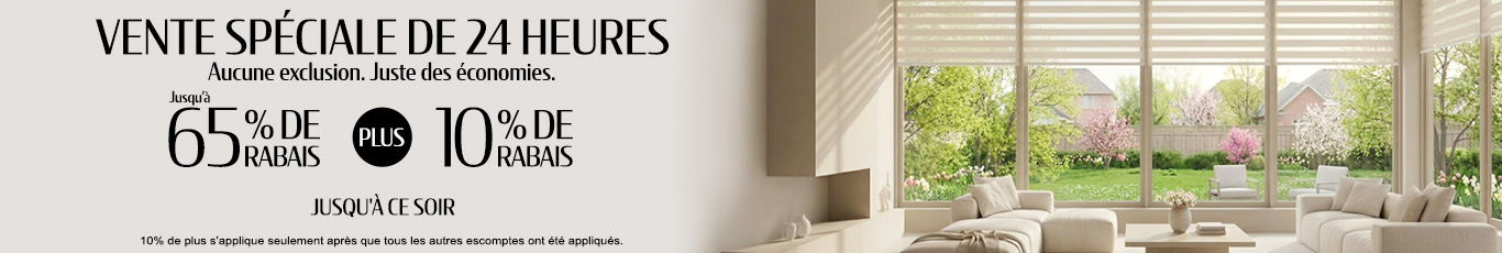 50% + 28% de rabais supplémentaire sur tout