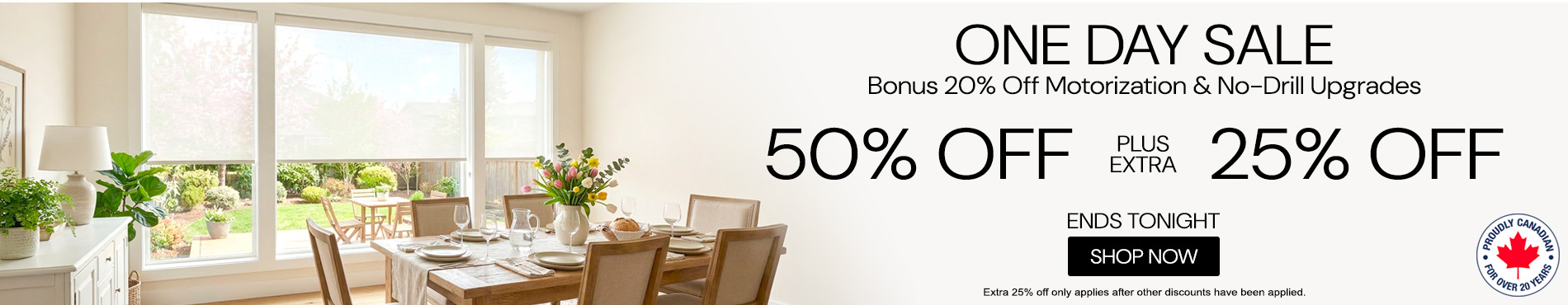 50% off everything + 25% off