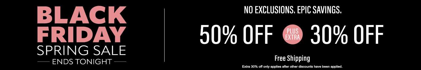 50% off everything + 30% off 