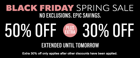 50% off everything + 30% off
