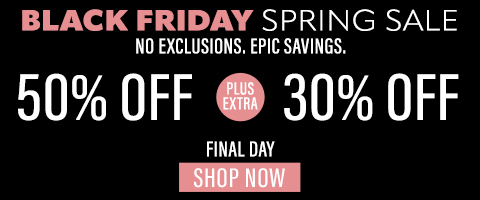 50% off everything + 30% off
