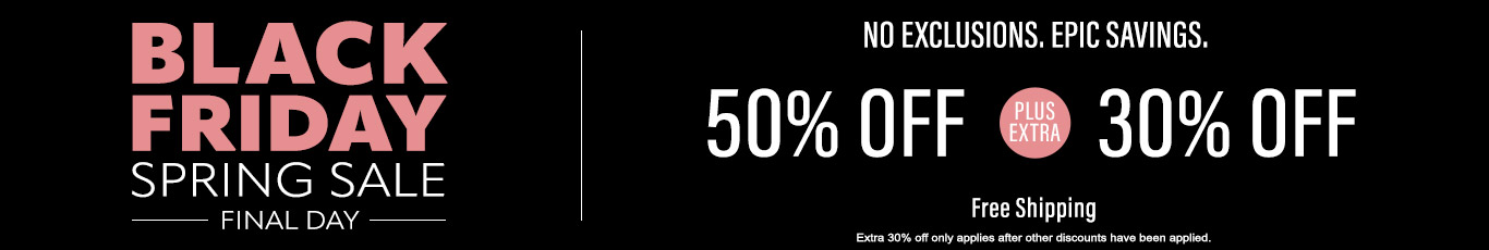 50% off everything + 30% off 