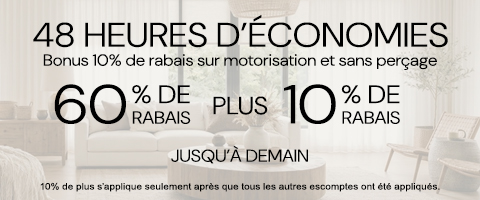 60% + 10% de rabais supplémentaire sur tout