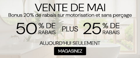 50% de rabais sur tout + 25% de rabais