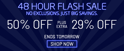 50% off everything + 29% off