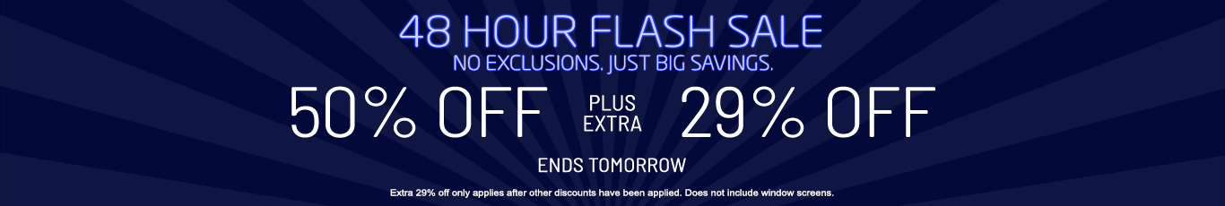 50% off everything + 29% off