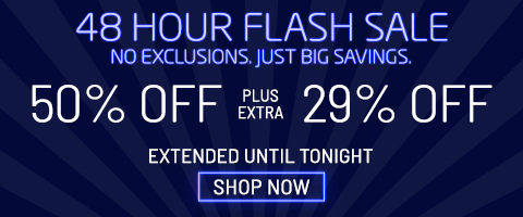 50% off everything + 29% off