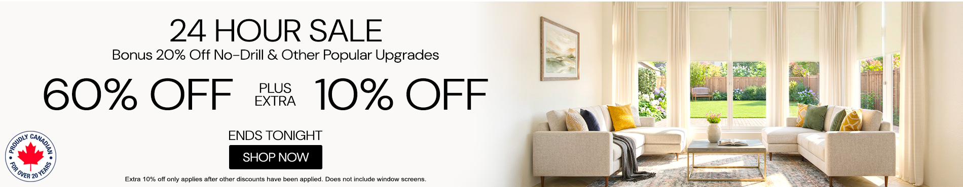 60% off everything + extra 10% off everything