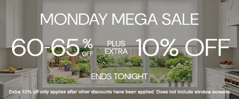 60-65% off everything + extra 10% off