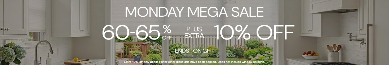 60-65% off everything + extra 10% off