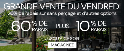 60% + 10% de rabais supplémentaire sur tout