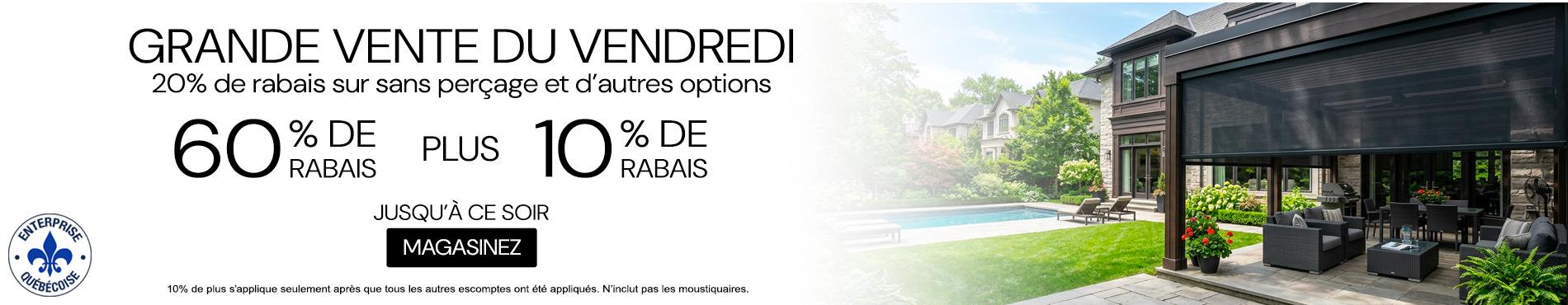 60% + 10% supplémentaire sur tout