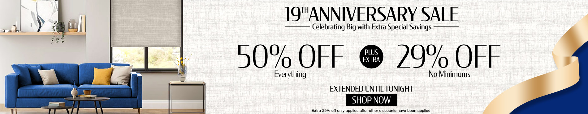 50% off everything + 29% off