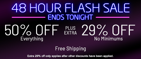 50% off everything + 29% off roller and cellular shades