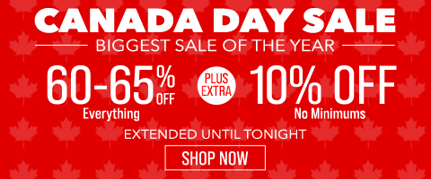 60-65% off everything + extra 10% off