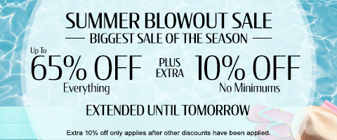 Up to 65% off everything + 10% off roller and cellular shades