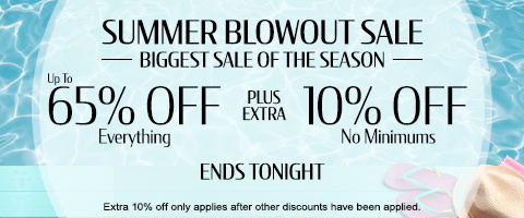 Up to 65% off everything + 10% off roller and cellular shades