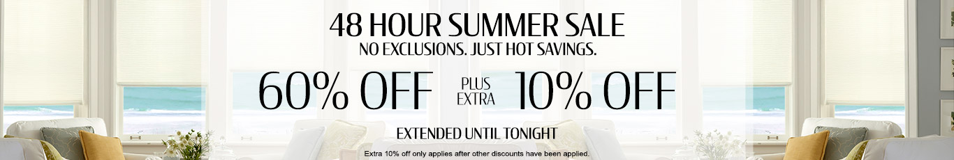 60% + extra 10% off everything