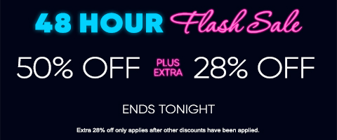 Save 50% + extra 28% off everything