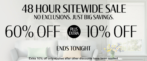 60% + extra 10% off everything