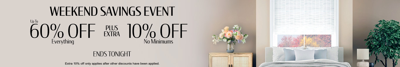 Save up to 60% + extra 10% off everything