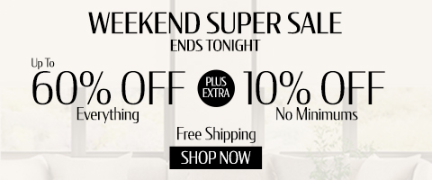 Save up to 60% + extra 10% on everything