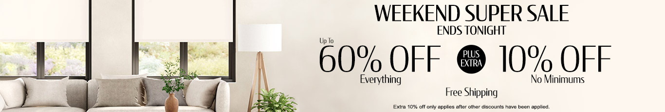 Save up to 60% + extra 10% off everything