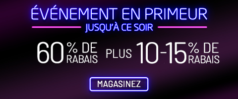 60% + 10 - 15% supplémentaire sur tout