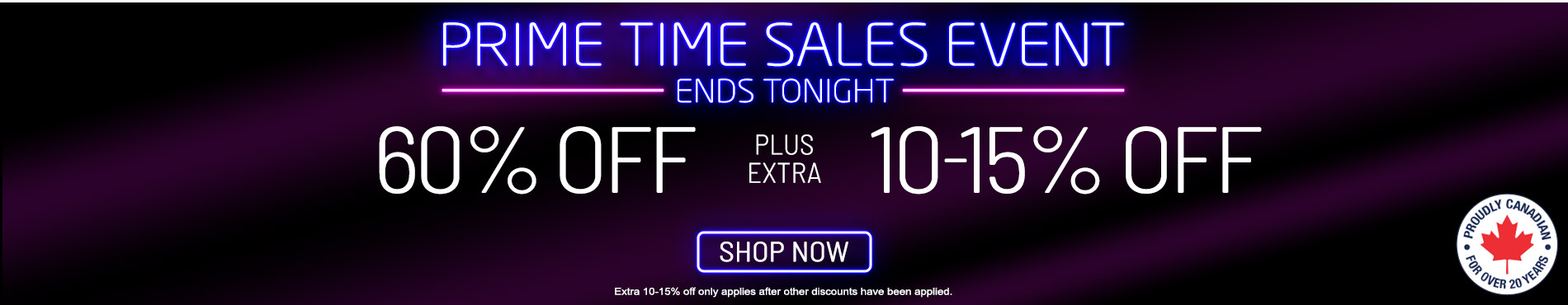 60% off everything + extra 10 - 15% off everything