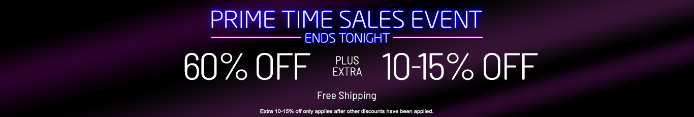 60% + extra 10 - 15% off everything