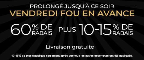 60% + 10 - 15% supplémentaire sur tout