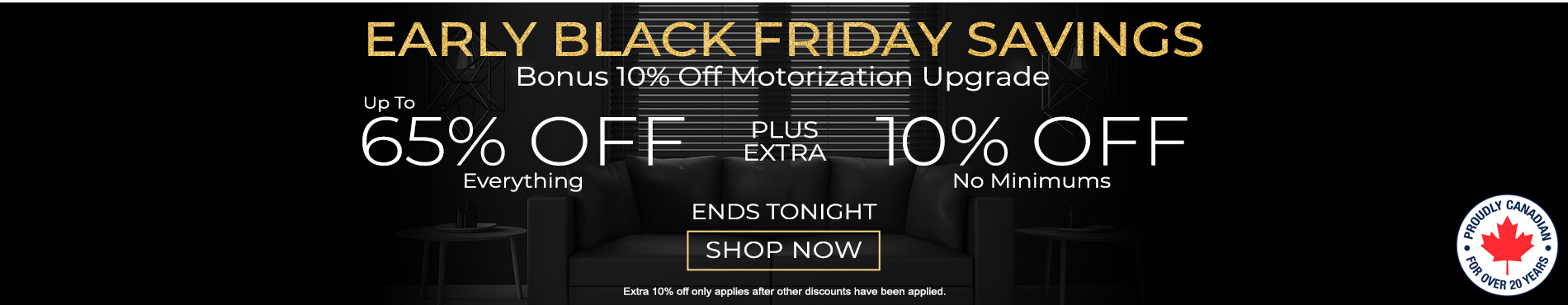 Save up to 65% + extra 10% on everything