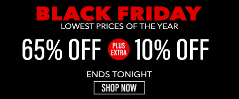 65% off everything + extra 10% off