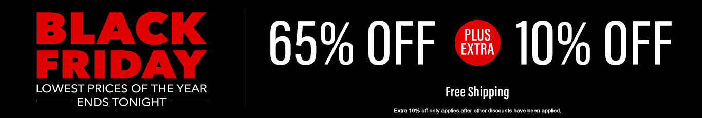 65% off everything + 10% off 
