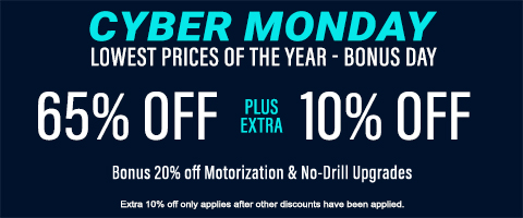 65% off everything + 10% off roller and cellular shades