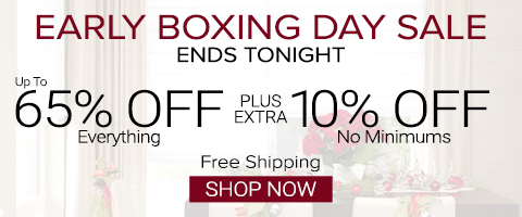 Up to 65% off everything + extra 10% off