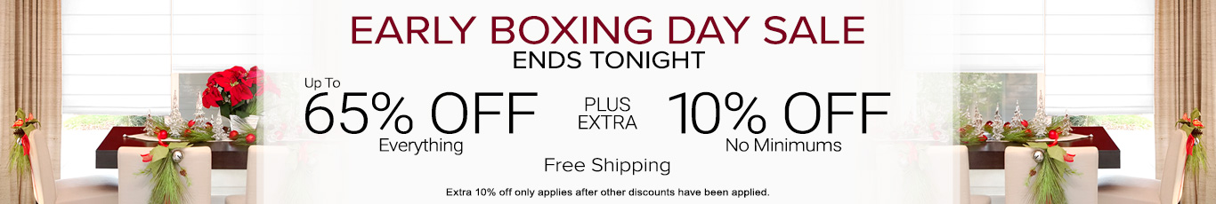 Up to 65% off everything + 10% off 