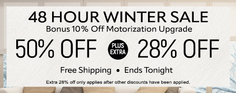 Save 50% + extra 28% off everything