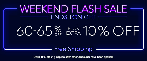 60-65% off everything + extra 10% off