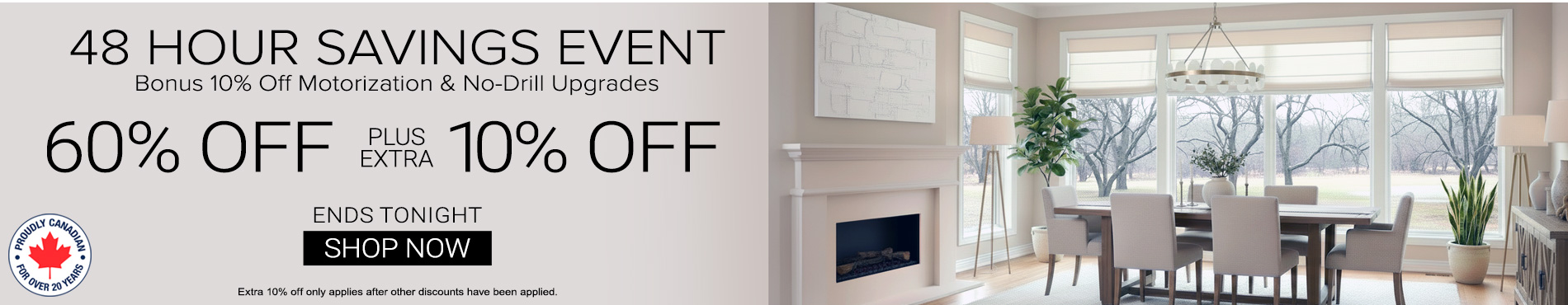 60% off everything + extra 10% off everything