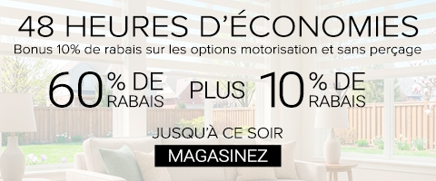 60% + 10% de rabais supplémentaire sur tout