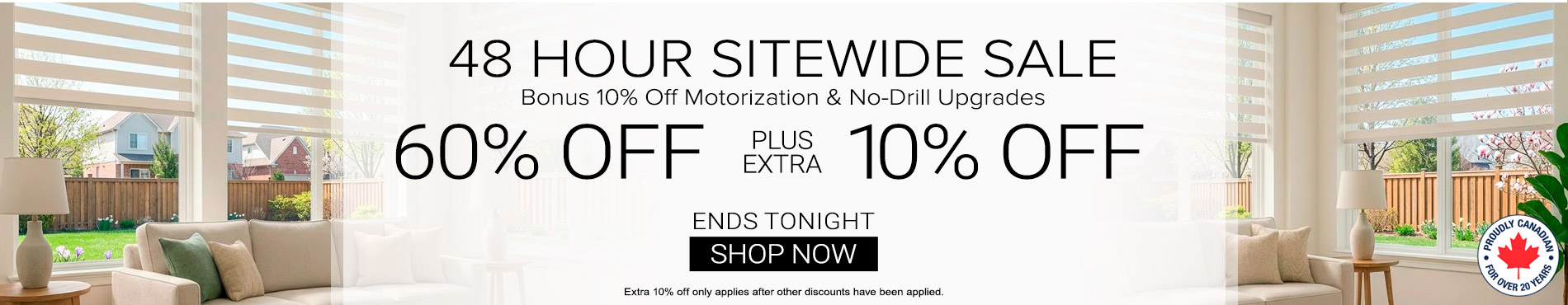 60% off everything + extra 10% off everything