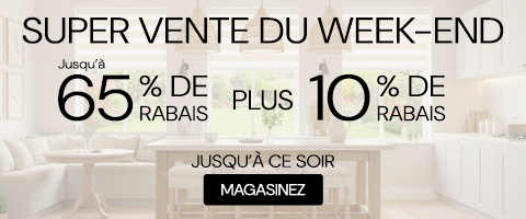 50% + 28% de rabais supplémentaire sur tout