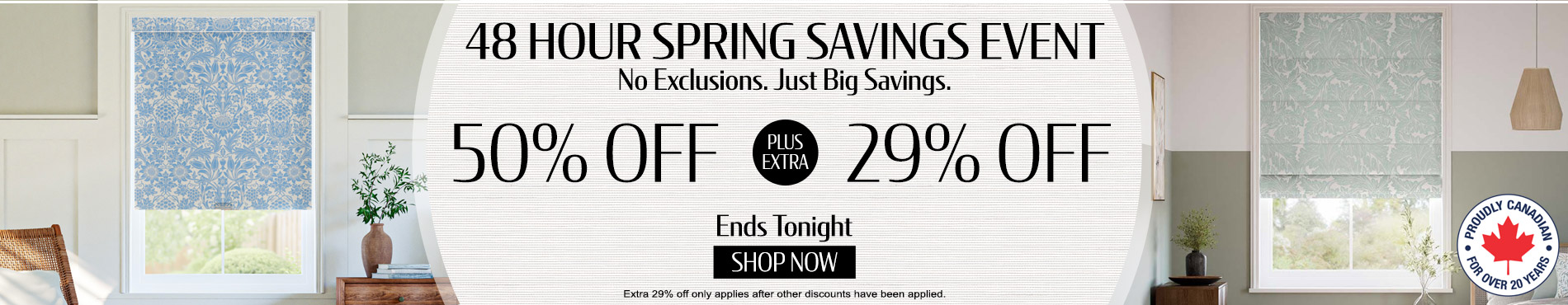 50% off everything + 29% off