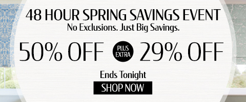50% off everything + 29% off