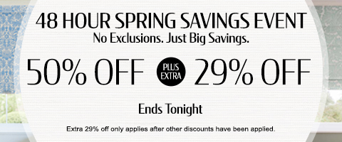 50% off everything + 29% off