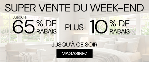 50% + 28% de rabais supplémentaire sur tout