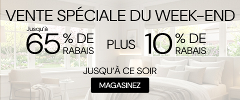 50% + 28% de rabais supplémentaire sur tout